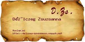 Délczeg Zsuzsanna névjegykártya